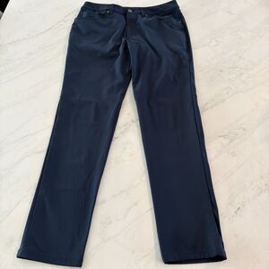 lululemon athletica Men's Navy Stretch Straight-Leg Pants
